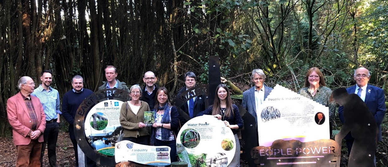 Back from left: Colin Bristow, Colin Vallance, Leroy Fox, Cllr Julian German, Cllr Colin Martin, Ainsley Cocks, John Wood, Sally Weston, Cllr Dave Crabtree; Front from left: Joan Farmer, Susan Perry, Charlotte Evans
